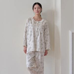 MF5413 여자 한국산 순면 잠옷 파자마 세트