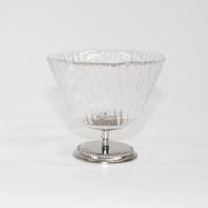 ribbed metal stand glass 리브드 메탈 스탠드 글라스