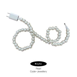 Pearl CODE-JEWELLERY(진주 코드-주얼리) 핸드폰충전기 케이블액세서리