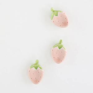 딸기 도자기 젓가락 받침 일본 하시오키