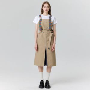 사하라 체크 앞치마