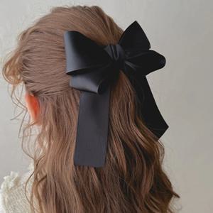 여아용 밀리웨이 리본 자동핀 유아헤어핀