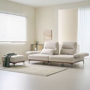 누아 등받이 팔걸이 더블 스윙 패브릭 소파_3인용