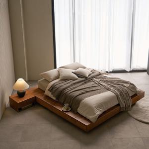 맞춤가능/ 더크루즈 플로팅 원목 평상형 무헤드 프레임 호텔 침대 SLK_G68