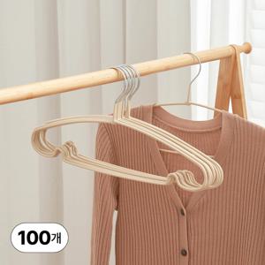 신규 카멜색상 슬림형 논슬립 어깨뿔방지 옷걸이 100p