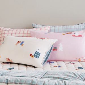 말랑찰떡 보들보들 메리래빗 극세사 베개커버 40*60 2 color