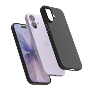 고스트핏 0.6mm 초슬림 풀커버 변색없는 생폰느낌 핸드폰 케이스 아이폰17 블랙