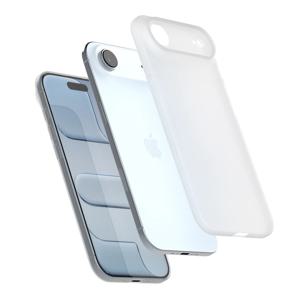 고스트핏 0.6mm 초슬림 풀커버 변색없는 생폰느낌 핸드폰 케이스 아이폰17 에어 화이트