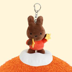 미피 드림 키링인형-브라운 스탠딩