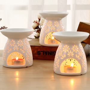 도자기 아로마오일 버너 아로마테라피 티라이트 캔들 워머