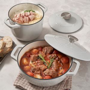 바겐슈타이거 클램 인덕션 무쇠 통주물 냄비 2종