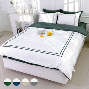 갤러리 호텔식 워싱 옥수수솜 무봉제 차렵이불 SS/Q 4colors