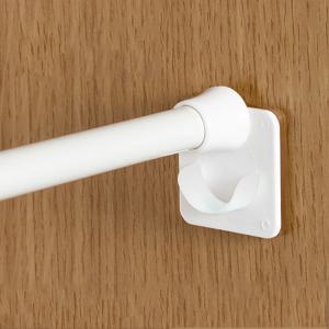 2P+2P 무타공 압축봉 고정 브라켓 U자형 홀더 브라켓 접착식 전용 후크