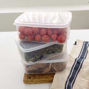 사각형 밀폐 소분용기 I (2L) 냉장고 정리용기 3P세트