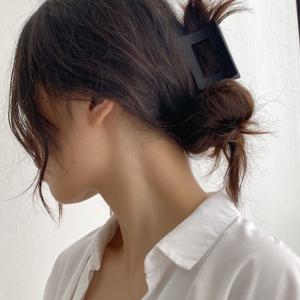 감성 데일리 매트 사각 집게핀 올림머리 헤어집게핀 2개세트