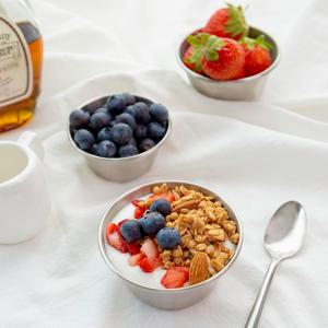 스텐 소스볼 양념 종지 그릇 5size