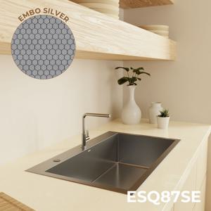 프리미엄 사각엠보싱크볼 ESQ87SE / 870size / Silver
