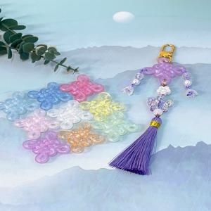 전통 동양풍 매듭 비즈 공예 노리개 키링 만들기 DIY 악세사리 재료 부자재 파츠 야광