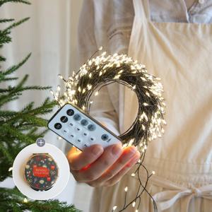 2025년 크리스마스트리 장식 LED 골든 전구 500구 + 리모컨어댑터 세트 -선물 증정