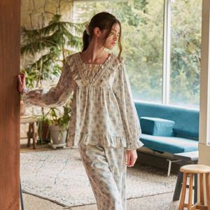 이델라 긴팔 투피스 크림 (21수)