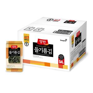 양반 들기름김식탁 박스 8매*54봉