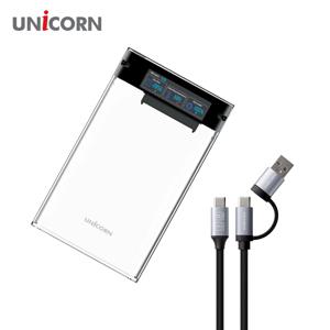 스마트컬러LCD HDD SSD 하드케이스 USB3.2Gen1 A+C타입젠더 HSD-L40
