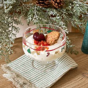 테디토이 크리스마스 아크릴 요거트컵 340ML