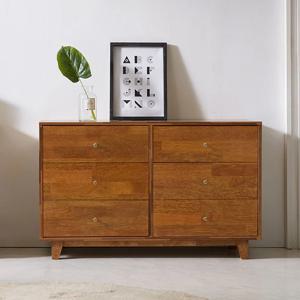 그린 1180 멀바우원목 LPM 6칸 3단와이드서랍장(GB_014)