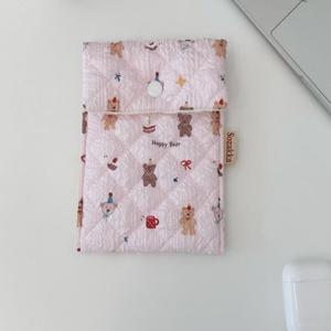 러블리 똑딱이 화장품 파우치 생리대 파우치