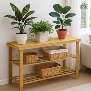 다육이 식물 화분대 화분 받침대 우드 다이 선반 진열대 원목 거실 베란다 3단 화분 정리대