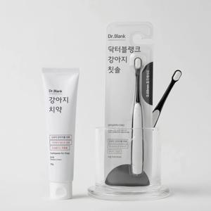 강아지 구강관리 바르는치약 80g + 초미세모 칫솔 세트