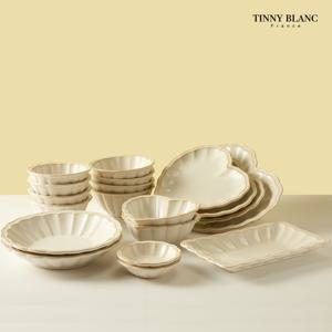 미뉴엣 도자기 그릇 6인 24P 그릇세트 미뉴엣하트