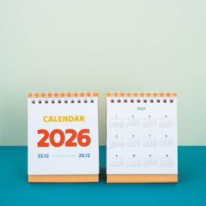 2026 미니 일러스트 탁상 달력 2개 1SET