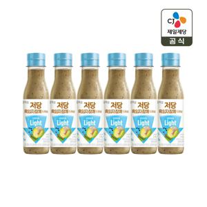 백설 저당 흑임자 참깨드레싱 245g x6개