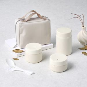 따뜻함이 오래가는 스텐304 보온도시락 세트가방포함