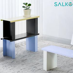 살코 비스포크 컬러 선반 스틸 미니멀 테이블 다용도 협탁