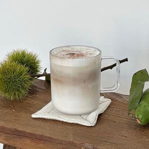 BPA FREE 국내생산 다회용 투명 플라스틱 아이스 손잡이컵 420ml(2개세트)