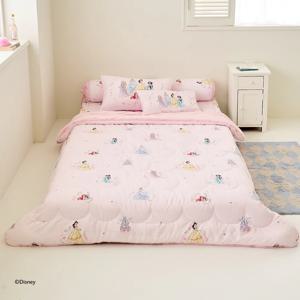 디즈니 마미허그 소프트워싱 프린세스 극세사 차렵이불 150x200 핑크