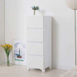 모모라인 라운드 400 틈새 4단 서랍장 2colors