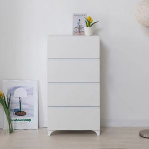 모모라인 라운드 600 4단 서랍장 2colors