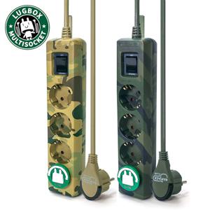 납작 멀티탭 플러그 스위치고용량 멀티콘센트 3구 C타입 USB 1.5m 밀리터리 카모