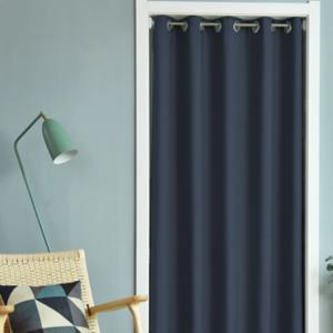 중문 커튼 문 가리개 주방 방문 현관 커텐 암막 차단막 방풍 보온 중문봉 셋트 4color