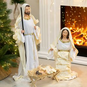 성탄절 대형 피규어 장식 빅사이즈 사랑으로 오신 예수님 75cm 데코 소품