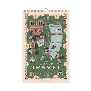 2026 World Travel 벽 달력