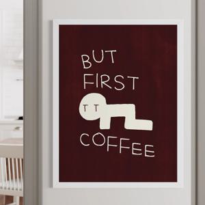 커피 먼저 주세요 홈카페 포스터 레트로 주방 그림액자