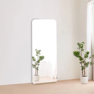 방탄 노프레임 5mm 초슬림 둥근모서리 전신거울 (받침대 무료제공)