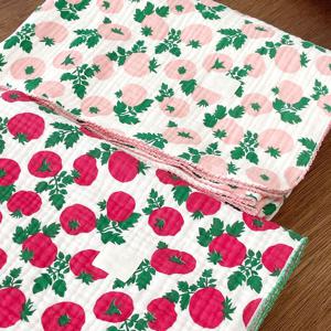 베지가든 4중 거즈면 토마토 블랭킷 낮잠이불 애착담요