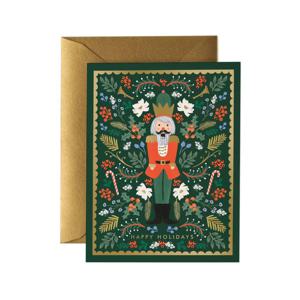 Evergreen Nutcracker Card 크리스마스 카드
