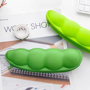 말랑말랑 완두콩 필통 실리콘필통