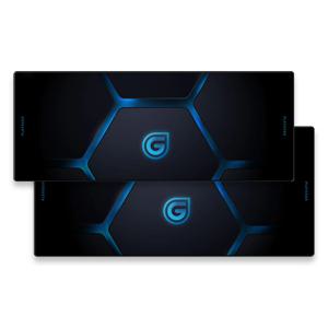 G블랙 게이밍 장패드 마우스/키보드 패드